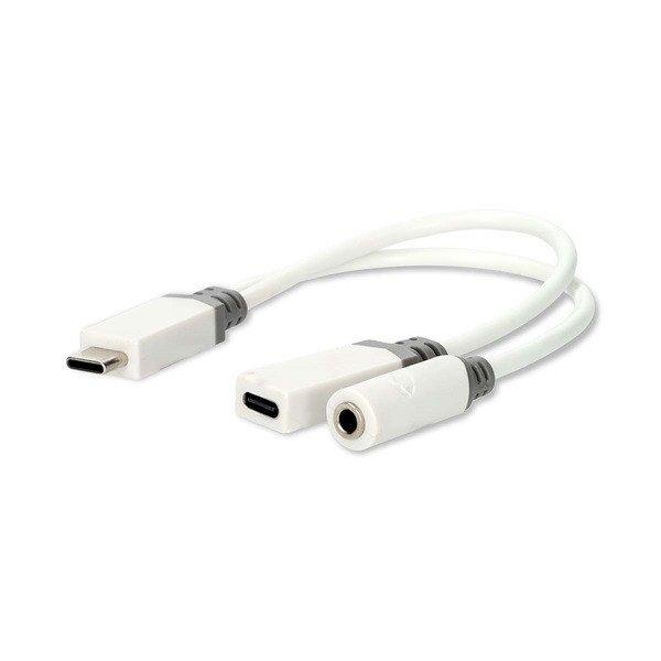 Nedis CCBW64922WT01 USB-C (USB C) dugó - USB-C aljzat, 3,5 mm sztereo jack
aljzat, 60W, DAC