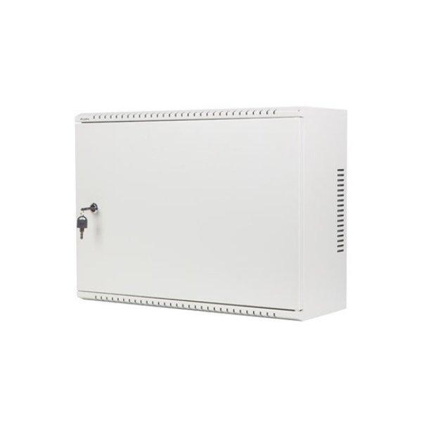 Lanberg rack szekrény 19" fali 4U+3U/540x200 alacsony profil, szürke
(összeszerelve)