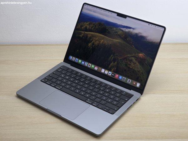 Apple MacBook Pro 2021 14 Retina/ M1 / 16GB RAM / 512GB SSD / Magyar
billentyűzet