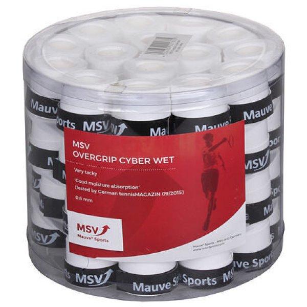 Cyber Wet overgrip markolat 0,6 mm vastag fehér csomagolás 1 db
