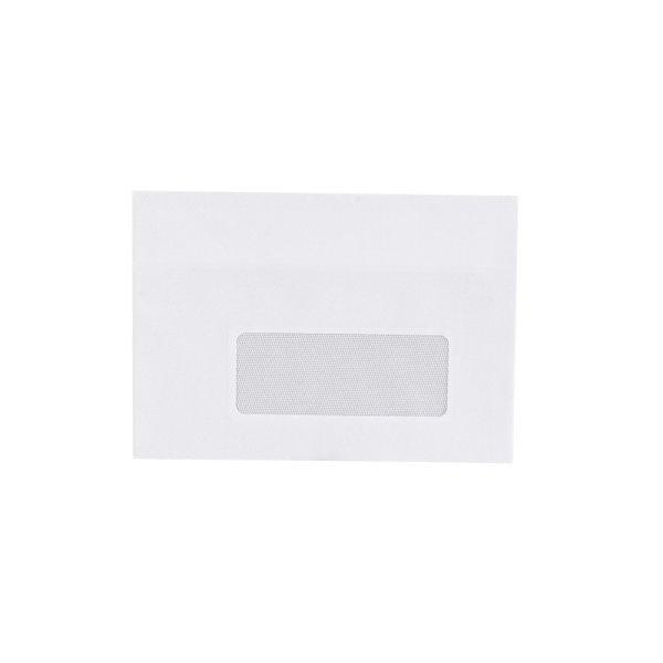 Boríték LC/6 öntapadó bélésnyomott jobb ablakos 35x90mm 114x162mm J28A20
Bluering® fehér