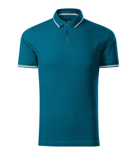 MALFINI Pique férfi galléros póló Perfection Plain - Olajzöld | XL