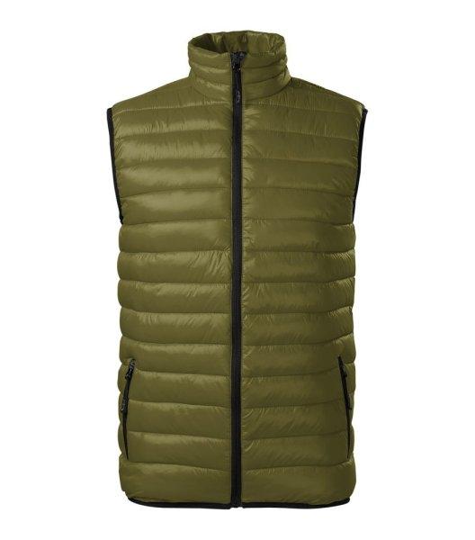 MALFINI Férfi varrot mellény Everest - Avocado green | XXL