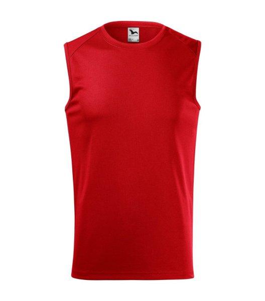 MALFINI Férfi ujjatlan póló Breeze - Piros | XL