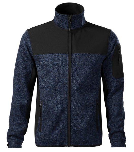 MALFINI Férfi softshell kabát Casual - Kék | XXXL
