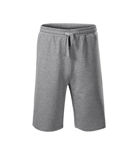 MALFINI Comfy rövidnadrág - Sötétszürke melírozott | XXXL