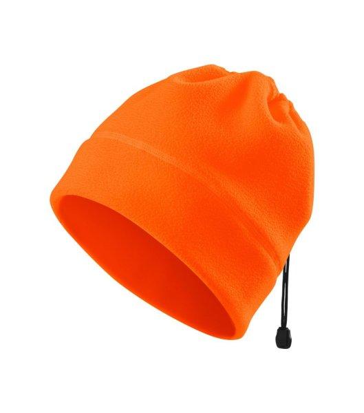 MALFINI HV Practic fleece sapka - Fényvisszaverő narancssárga | unisex