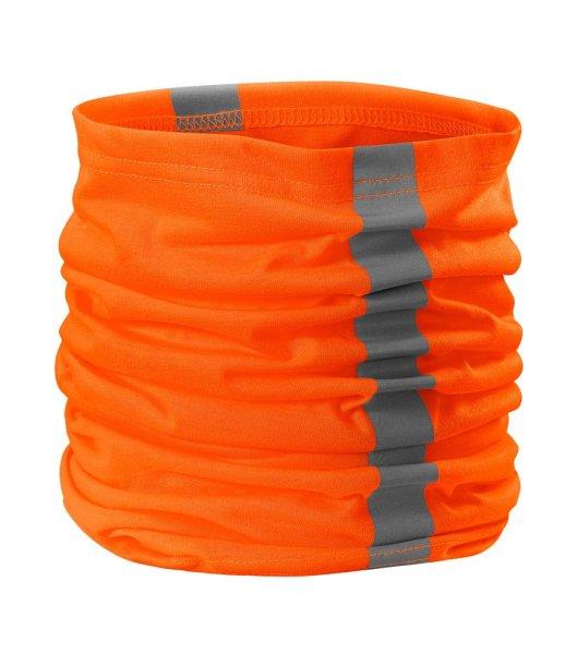 MALFINI HV Twister kendő - Fényvisszaverő narancssárga | unisex