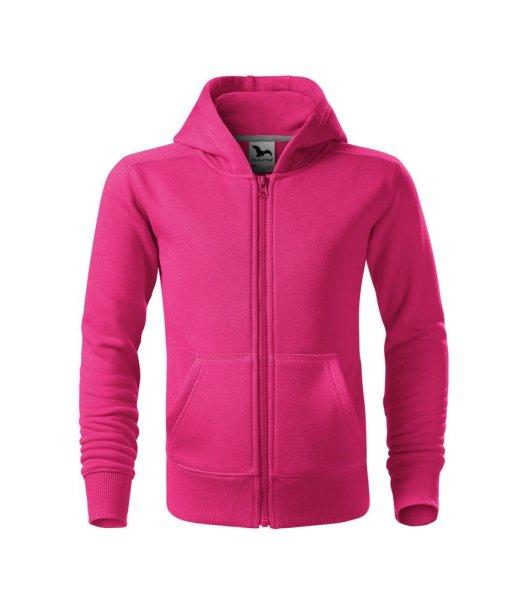 MALFINI Gyerek felső Trendy Zipper - Bíborvörös | 158 cm (12 éves)