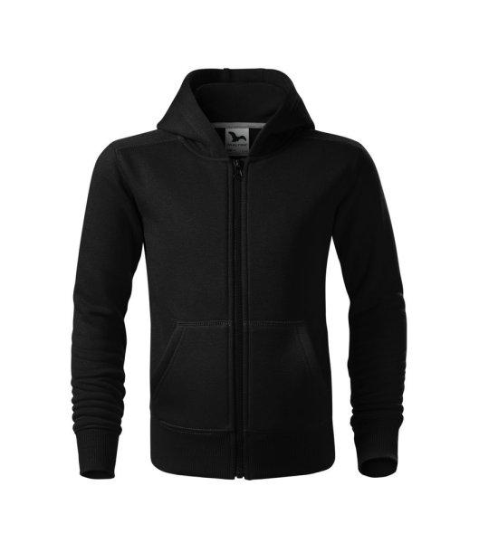 MALFINI Gyerek felső Trendy Zipper - Fekete | 158 cm (12 éves)