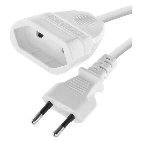 EMOS P01301, Hosszabbító 1,5 m / 1 aljzat / fehér / PVC / 0,75 mm2