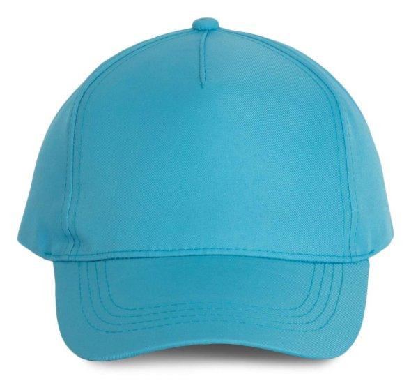 KP157 poliészter 5 paneles baseball sapka K-UP, Surf Blue-U