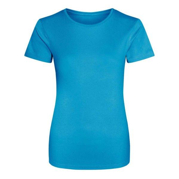 JC005 környakas Női sport póló Just Cool, Sapphire Blue-XL
