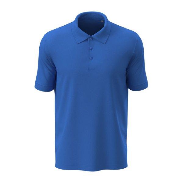 Stedman Lux klasszikus fazonú férfi galléros póló, Bright Royal-2XL