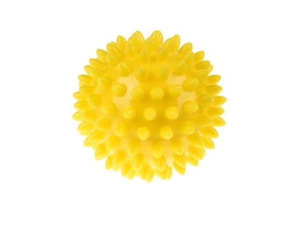 TULLO Tüskés masszírozó labda 6,6 cm sárga Premium