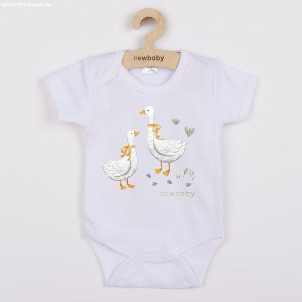 Baba body nyomtatással New Baby Libák - rövid ujjú