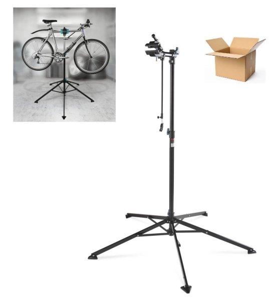 Bontott, HIÁNYOS Aspiria BikeMate kerékpár / bicikli szerelőállvány, 110 -
190 cm szerelő állvány szerszámtartóval, 25 - 55 mm vázméretig