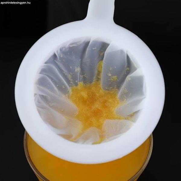 Joghurt, Tejszűrő - Szója, Tea, Kávé Hálós Szűrő Tej- és
Italfőzéshez - Nagy Zsinóros Hálóeszköz Mandulatejhez, Tartós Nylon Zsák