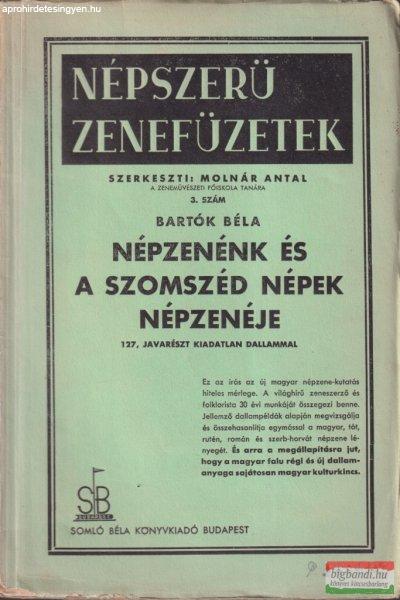 Bartók Béla - Népzenénk és a szomszéd népek népzenéje 