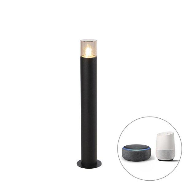Okos álló kültéri lámpa fekete 70 cm, WiFi-vel P45 - Odense