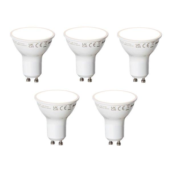 5 darabos Smart GU10 LED izzókészlet fehér 7W 700 lm 3000K
