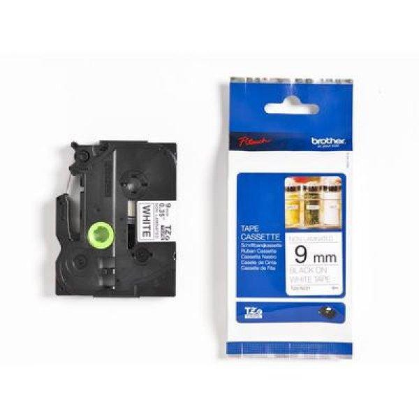 Brother P-touch TZe-N221 szalagkazetta, 9mm széles, 8 méter hosszú