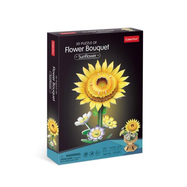 3D puzzle: Napraforgó