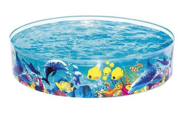 Gyermek medence kiegészítő 183x38cm BESTWAY 55030, strand játék, kerti
medence, gyerek pancsoló