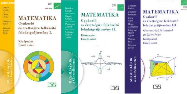 Matematika - Gyakorló és érettségire felkészítő feladatgyűjtemény
I-III. (CD-melléklettel) - 