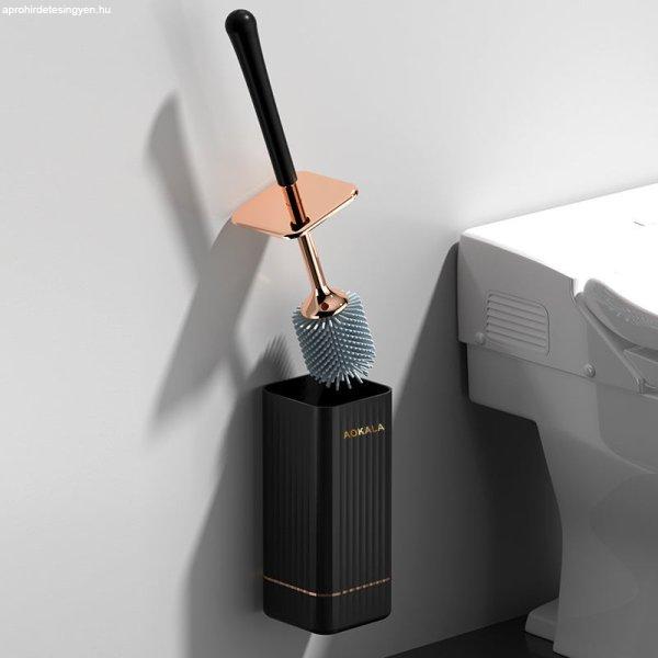 elegáns, WC-csésze kefe készlet #Fekete