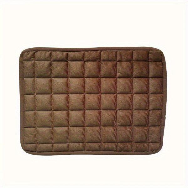 1db plüss kisállat ágy #Kávé színe - M (59,94 * 44,96 cm)