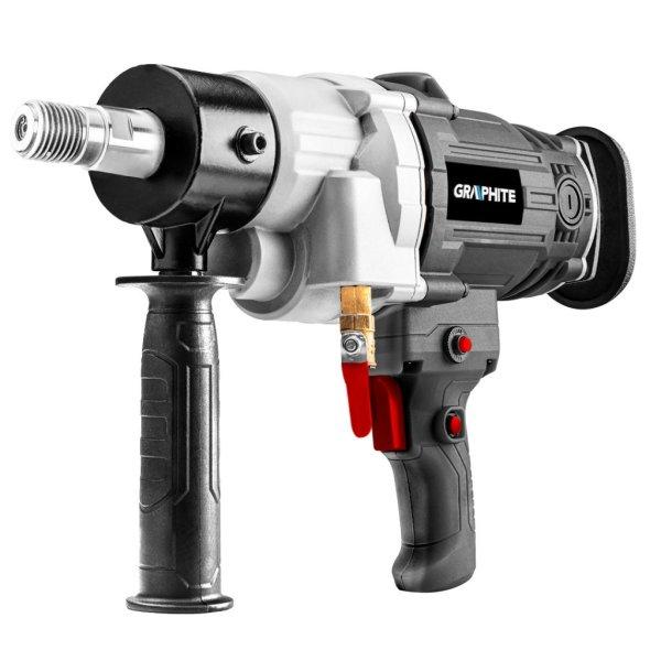 GRAPHITE Gyémánt koronafúró/magfúrógép, kézi 2200W 3 év garanciával
58G540