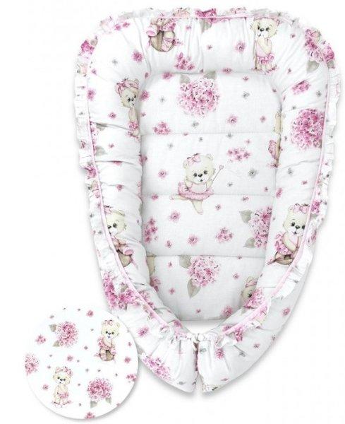 Baby Shop babafészek 55x75 cm - Balerina maci (nem fodros)