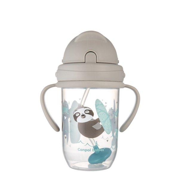 Canpol Cseppmentes szívószálas itatópohár nehezékkel 270 ml (6h+) -
Lajhár 