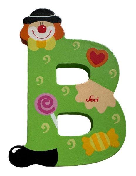 Sevi Fa betű bohócos - B zöld