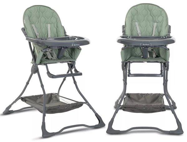Lorelli Bonbon fix etetőszék - Green Leather 