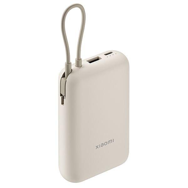 Xiaomi Power Bank 10000mAh 22,5W itegr.USB-C kabel Tan
