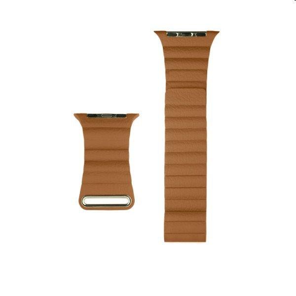 Bőr óraszíj COTEetCI Back Loop  Apple Watch 38/40/41mm, barna