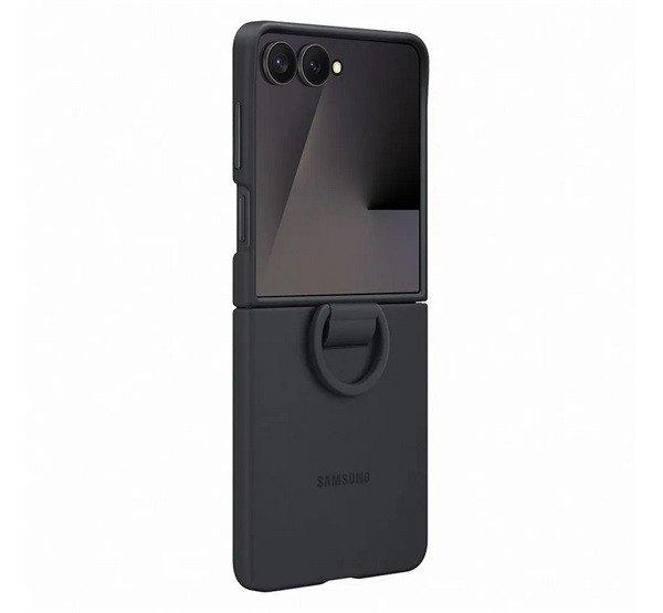 SAMSUNG szilikon telefonvédő (telefongyűrű) FEKETE Samsung Galaxy Z Fold7
(SM-F966)
