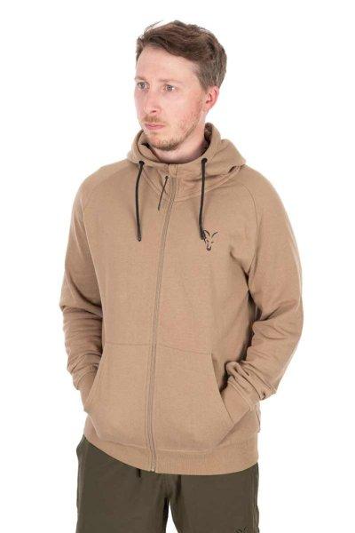 Fox Collection LW Zip Hoody Tan Limited pulóver XXL (CCL314)