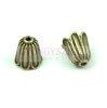 Gyngykupak - Tulipn- antik srgarz szn - 11x10mm