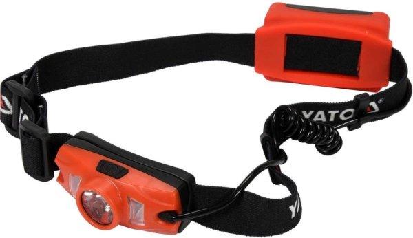 YT-08595 Fejlámpa LED 6,5 x 2,8 x 3cm, 3 x AAA elem