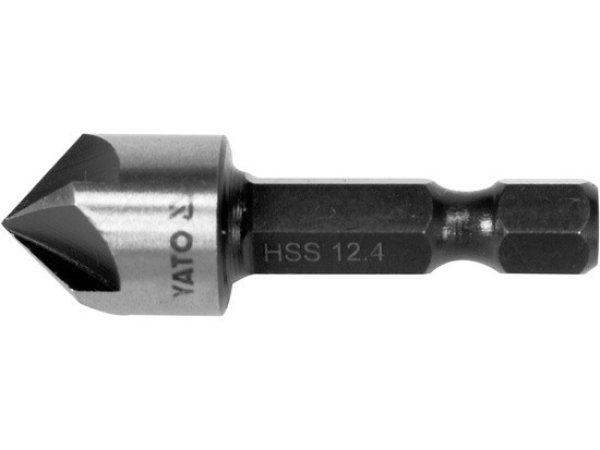 YT-44724 Kúpos süllyesztő fémre HSS 12,4 mm - 1/4" bit befogás