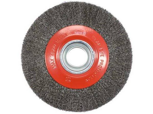 YT-47555 Körkefe 200 x 32 mm szűkítőgyűrűkkel INOX