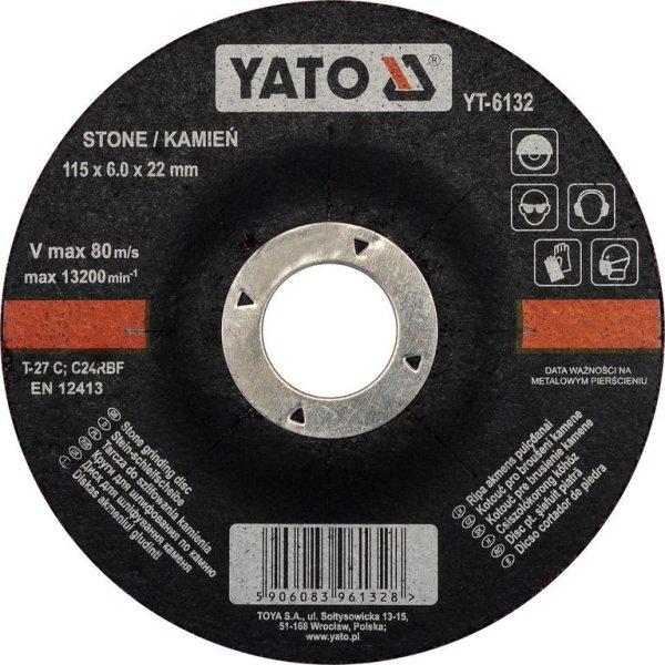 YT-6132 Tisztítókorong 125x6,0x22mm