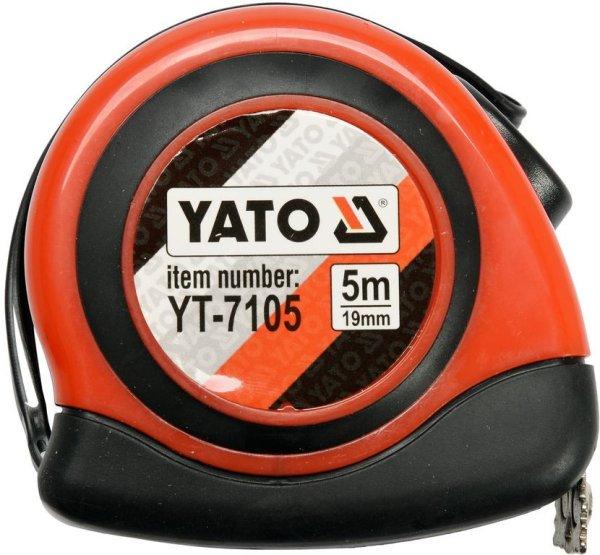 YT-7105 Mérőszalag 5m/19mm mágneses
