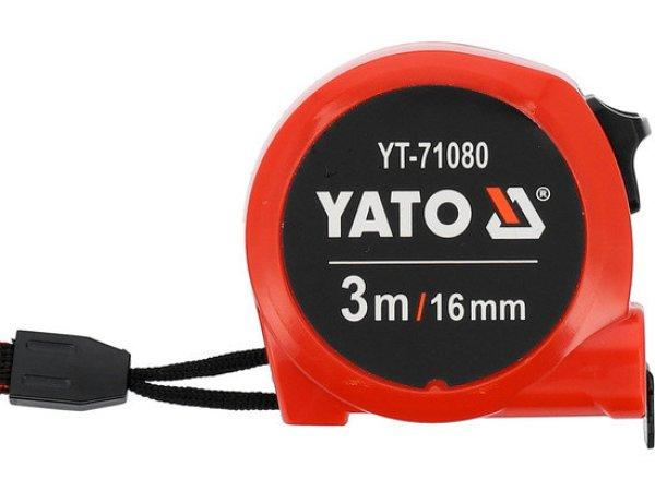 YT-71080 Mérőszalag 3 m x16 mm
