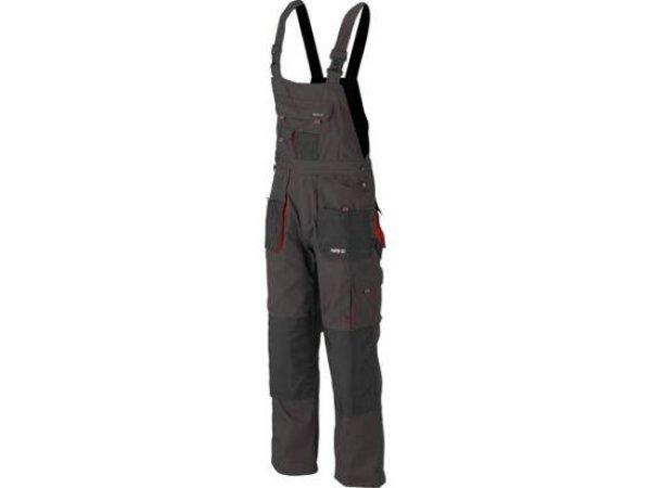 YT-80155 BASALT munkavédelmi kantáros nadrág fekete-piros XL