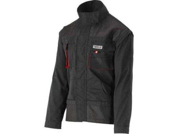 YT-8020 DUERO munkavédelmi kabát fekete-piros S