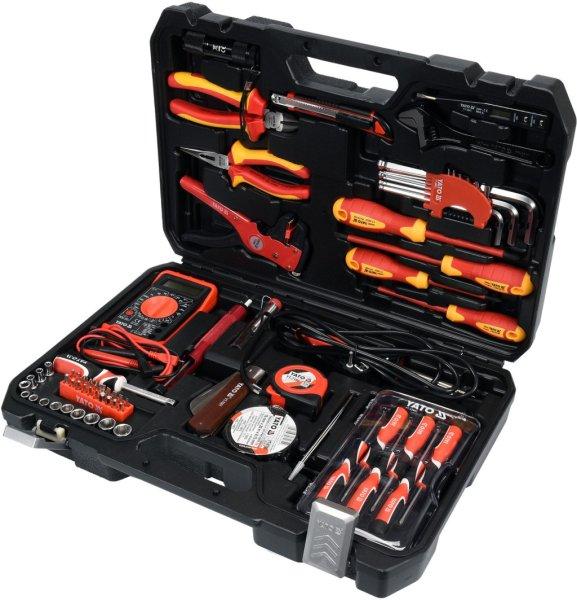 YT-39009 Szigetelt szerszámkészlet 1/4" 1000V 68 részes